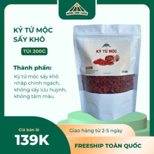 kỷ tử mộc sấy khô 200G