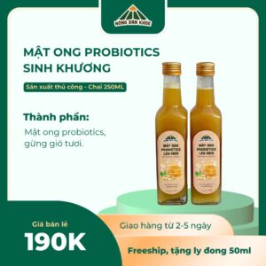 Mật Ong Probiotics Sinh Khương (Gừng Tươi)