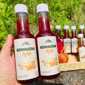 Alternative view of (Combo 3 chai) Trà Kombucha Nghệ chai 300ml
