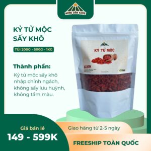 Kỷ tử Mộc sấy khô - Túi 200g/500g/1kg