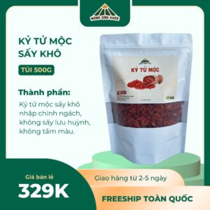 Túi 500g Kỷ tử Mộc sấy khô